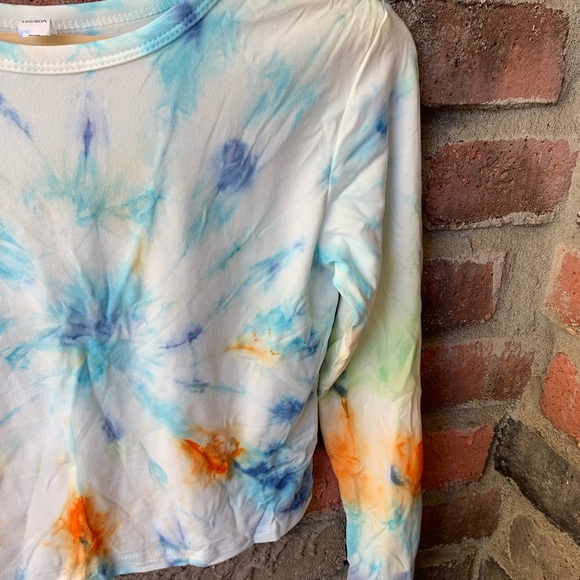 Tie dye Long sleeve crop top - Picture 2 of 4
